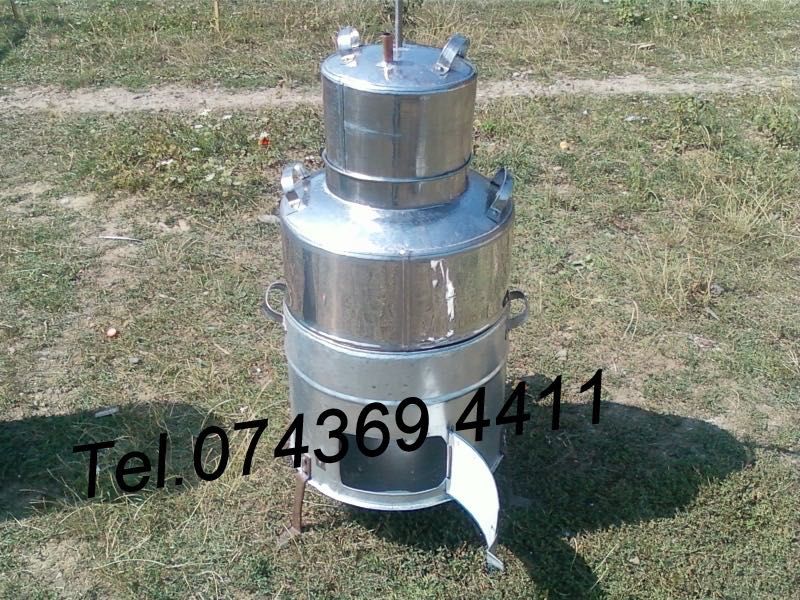 Cazane pt Tui,ca,de Inox,60 sau 120 litri+Accesorii