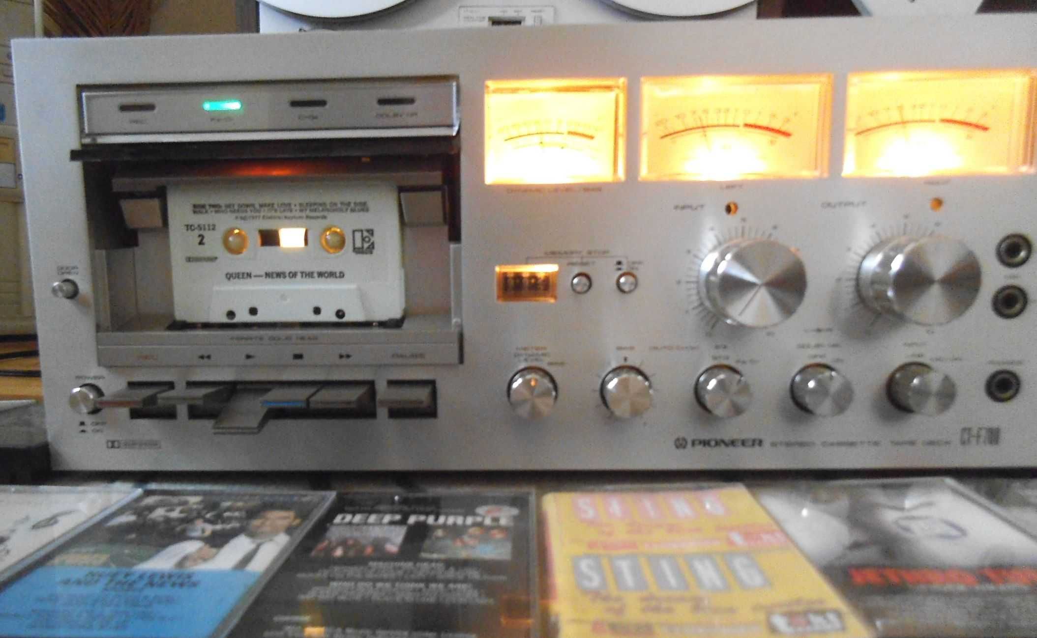 Deck PIONEER CT-F700 Ferrite Solid Head stereo 2-head cassette deck