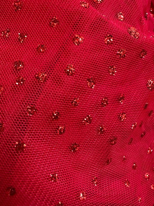 Коледна рокличка 86см