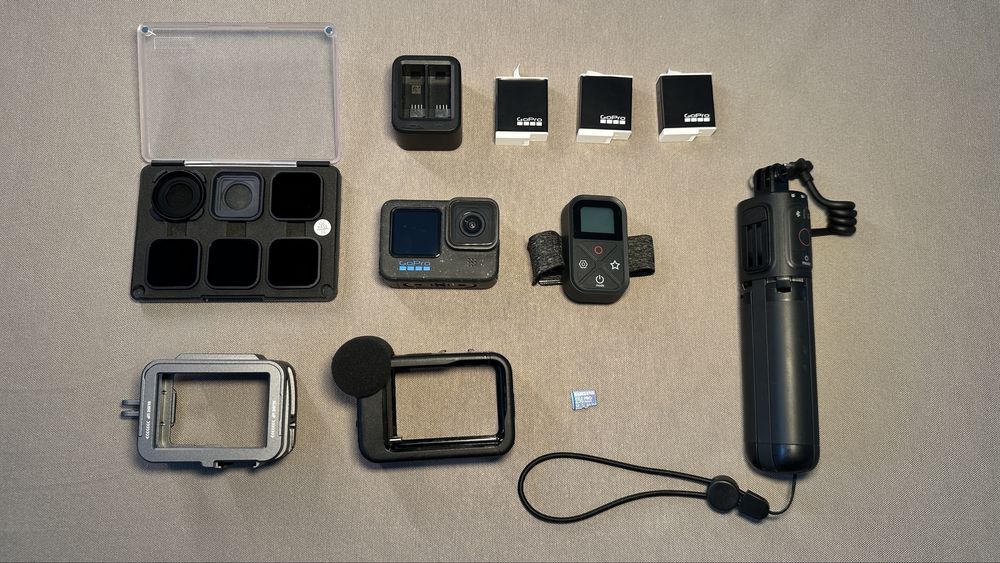 GoPro Hero 12 Black + Volta + Media Mod + Smart Remote + MicroSD 256GB