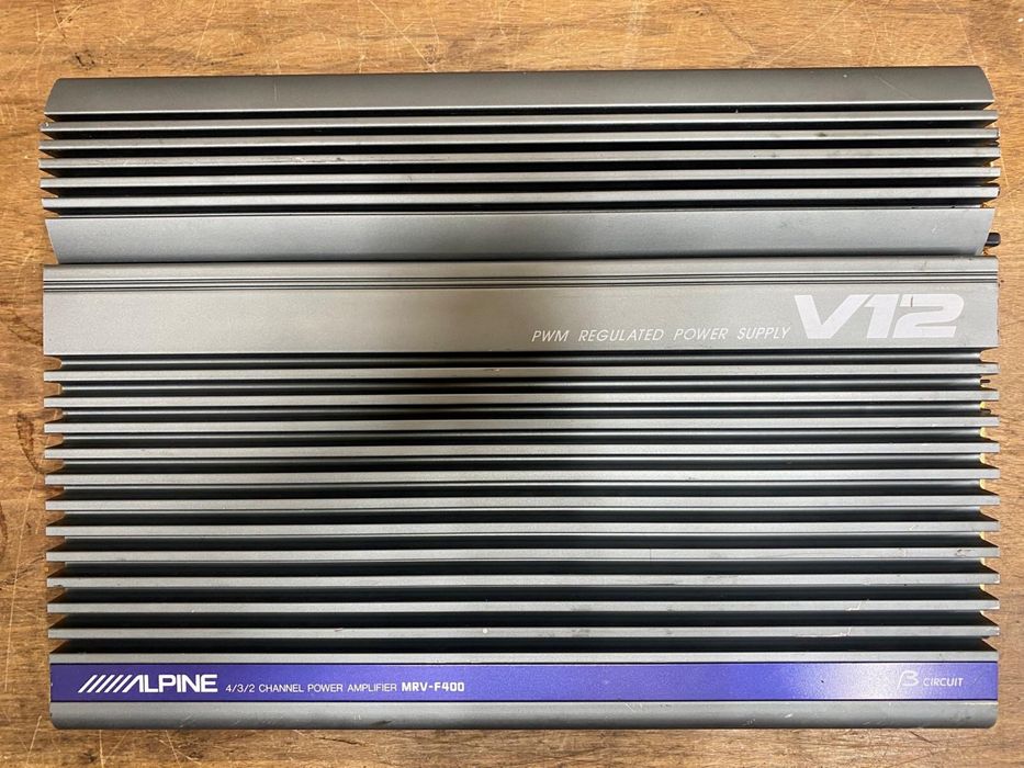 Amplificator auto Alpine 4/3/2 subw,canale MRV F 400 V12