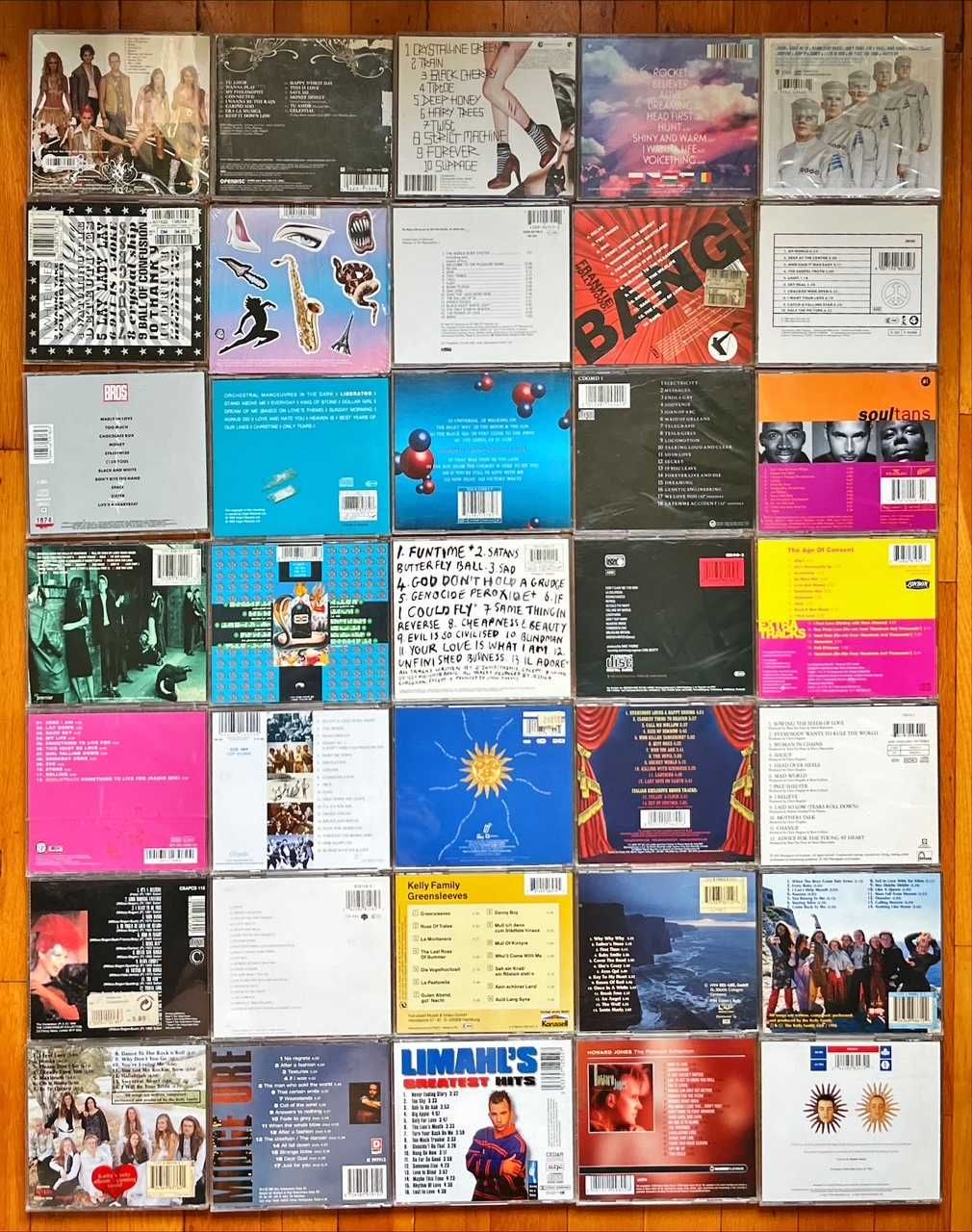 Set CD orig pop&electro: Prince Ital, Enigma, Faithless, Vangelis, OMD