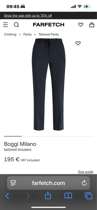 pantaloni barbat BOGGI MILANO