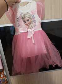 Rochița / rochițe roz ptr fetițe cu vârsta între 3-7 ani