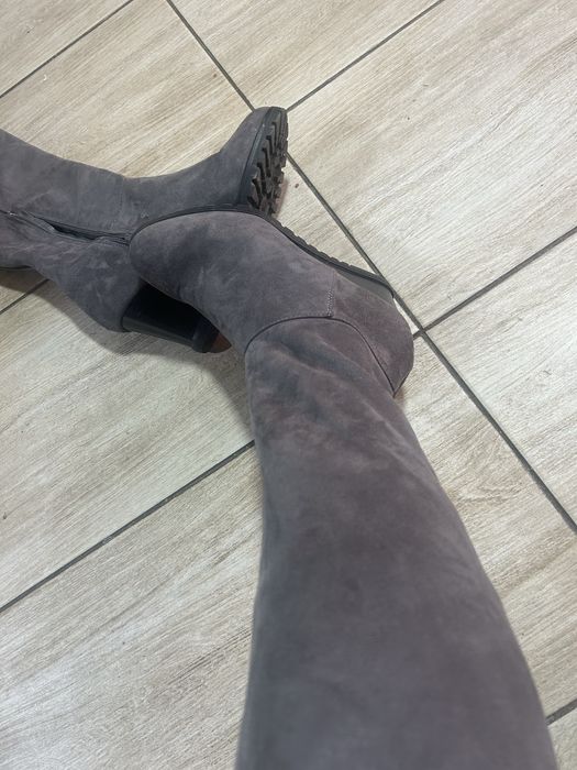 Ghete inalte piele intoarsa