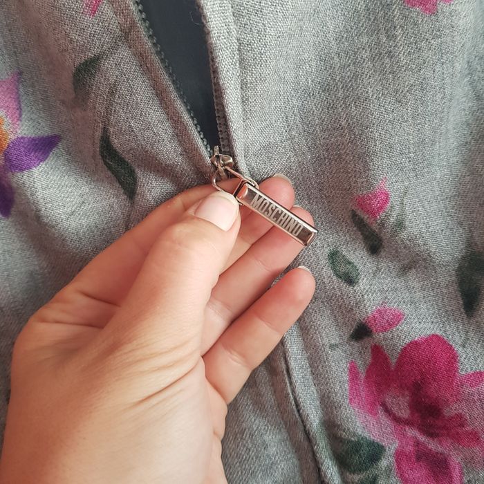 Jachetă Moschino lână print floral