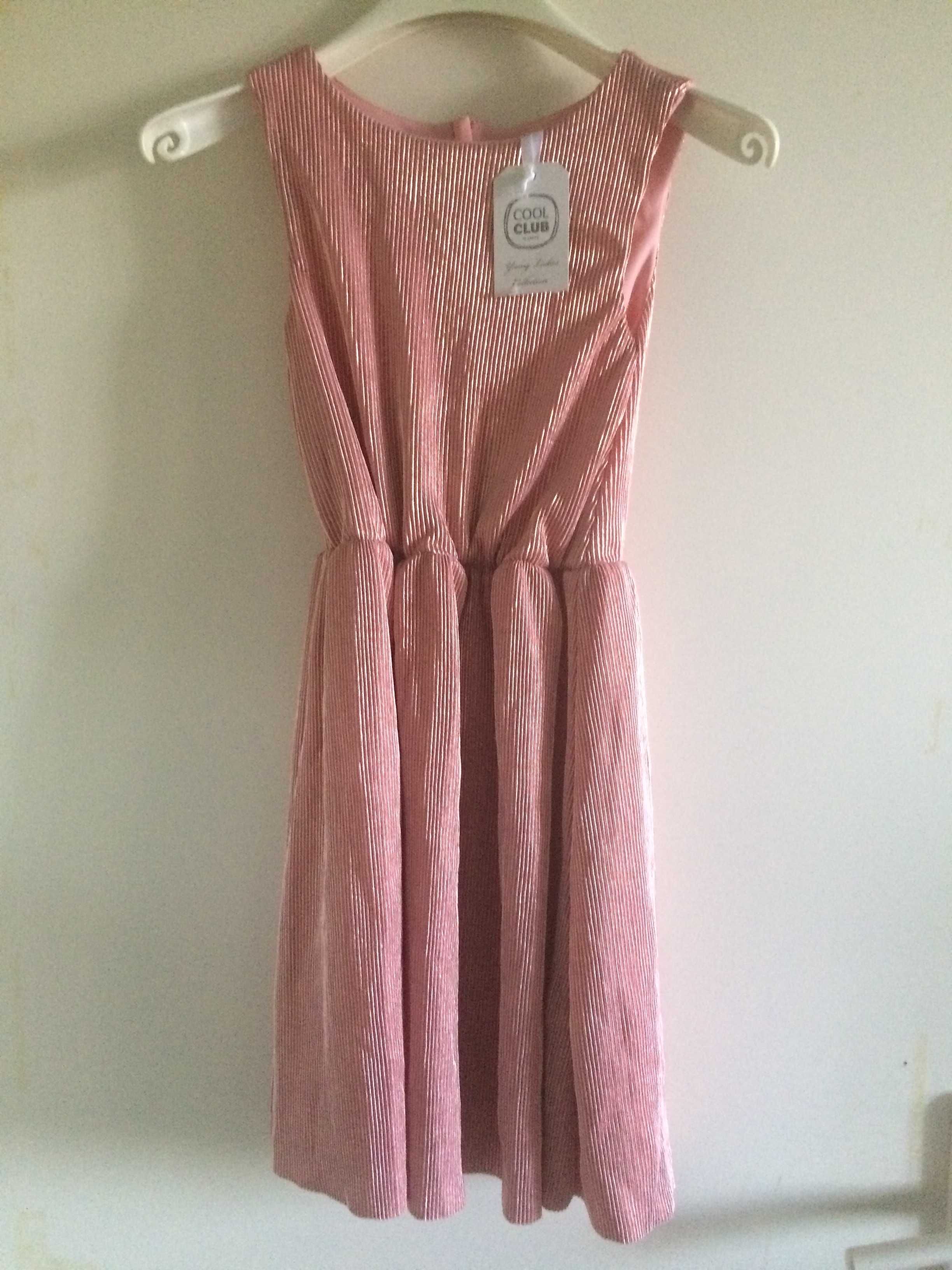Нова розова детска рокля размер 140