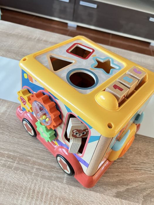Centru activitati interactiv Primul meu Autobuz Top Bright, multicolor