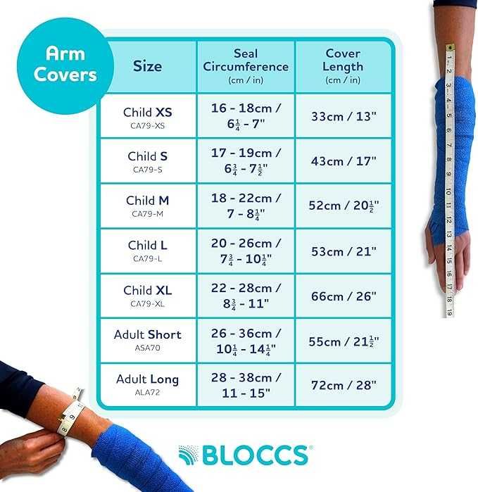 Водоустойчив калъф за ръце за гипс Bloccs , 55 см. дължина на ръкава