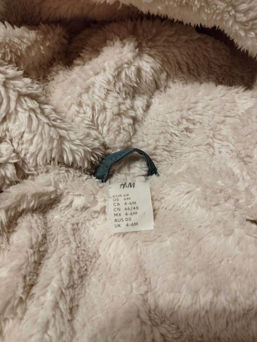 Бебешки зимен гащеризон H&M 68см