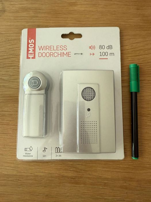 Безжичен звънец EMOS - нов с вкл.батерии
