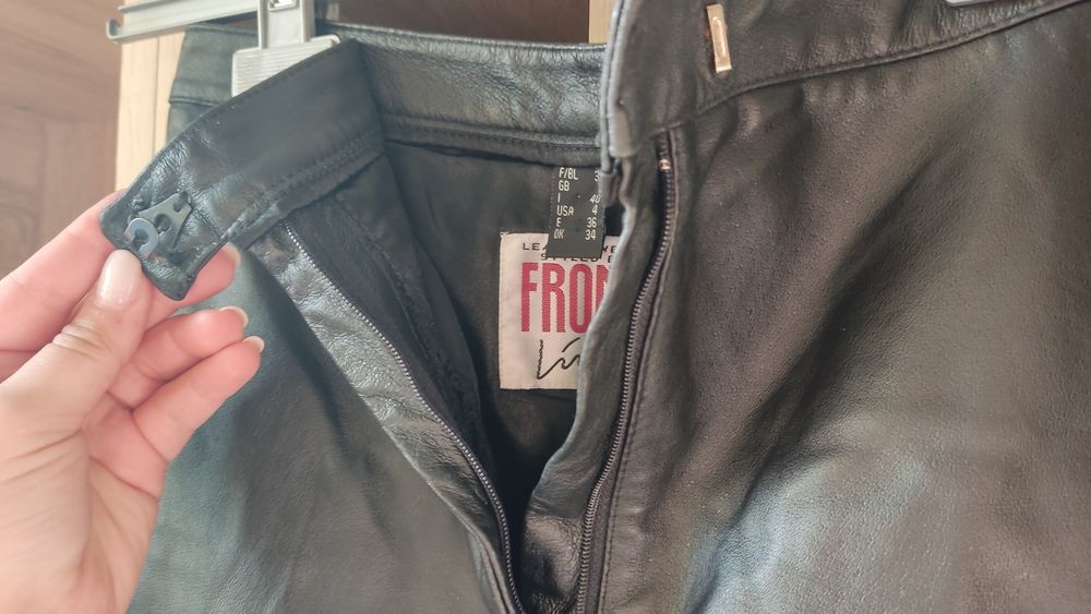 Pantaloni piele naturala