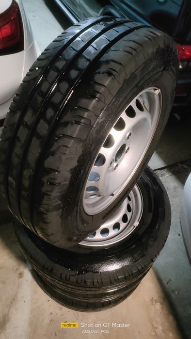 Roți complete Continental 205x75x16c vw Crafter 2017-2025