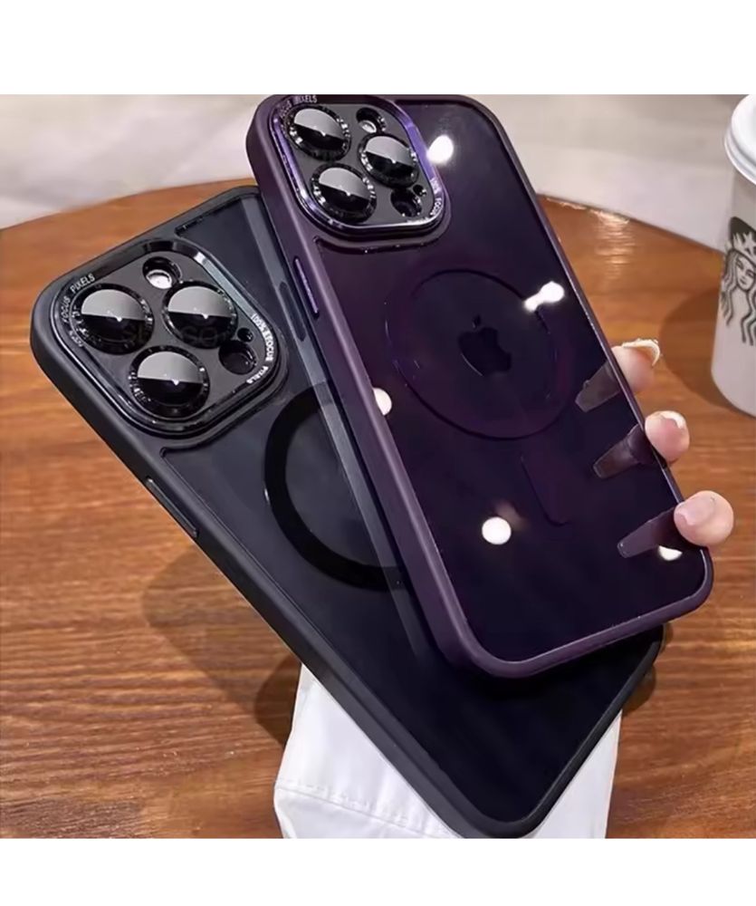 Iphone 13/14/15/16 PRO MAX PLUS Husa Zoom Magnetica Acoperire Camera