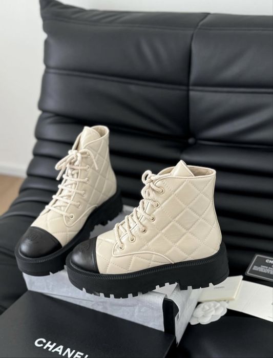 Дамски боти Chanel естествена кожа - 39 номер
