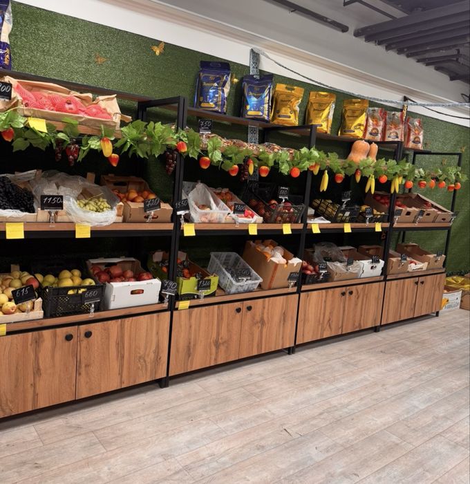 Продам стеллаж для овощного магазина