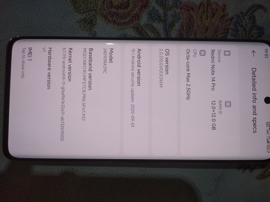 Redmi note 14 pro