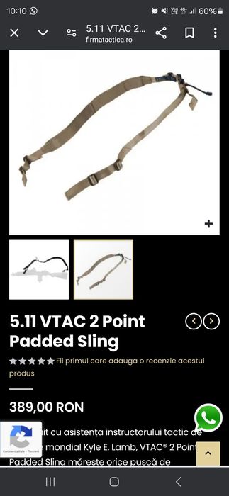 Sling arma 5.11 V-tac în 2 puncte