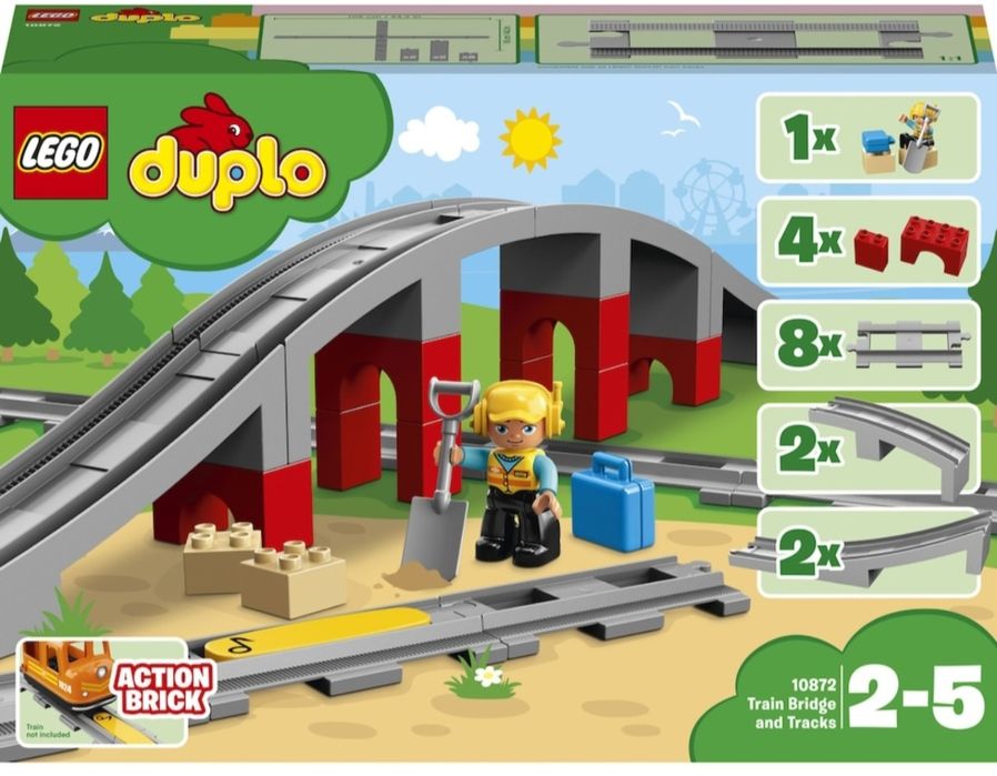 Lego duplo pod si sine de cale ferata