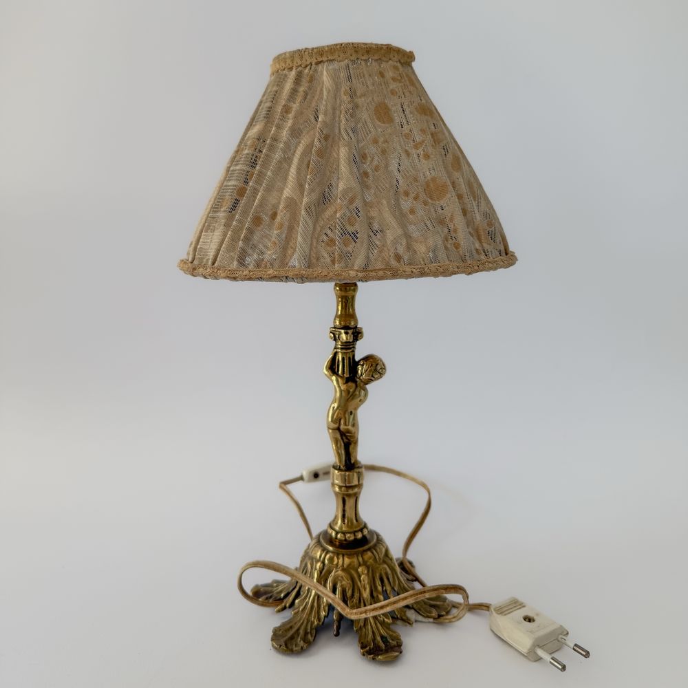 Set veioze vintage cu baza din bronz functionale