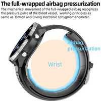 Smartwatch tensiune arteriala,air pump,airbag, temp, EKG, pulsoximetru