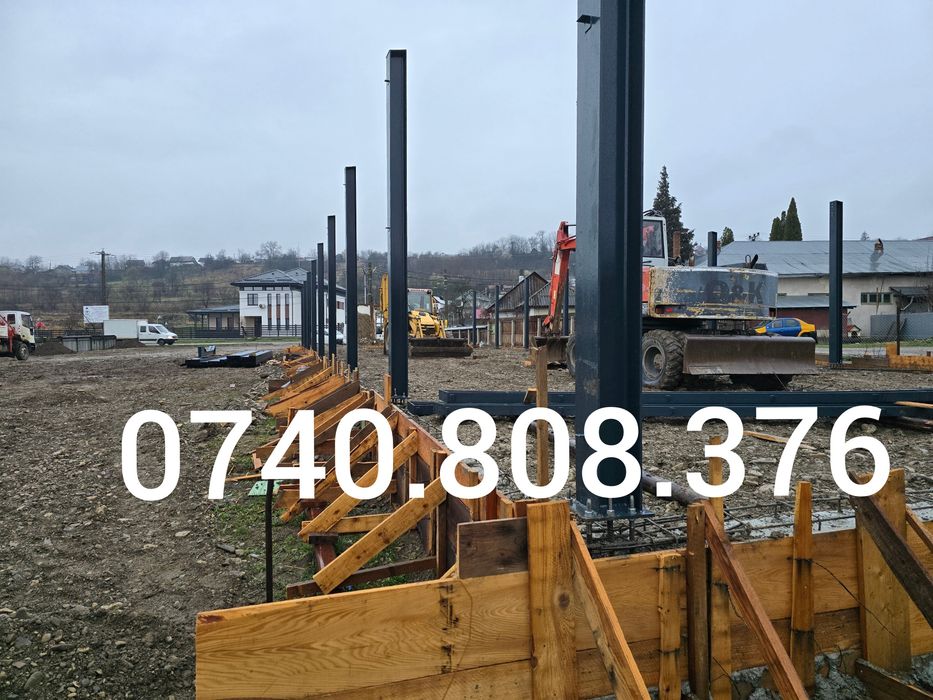 Hale metalice Industriale Structura Metalica Livrare Fundatie Montaj
