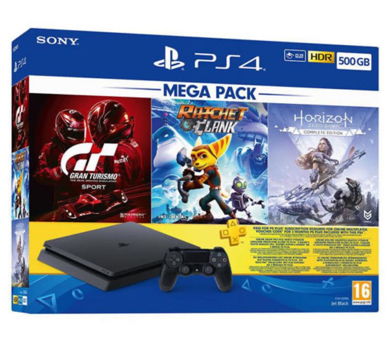Ps4 slim 500gb +10 игри