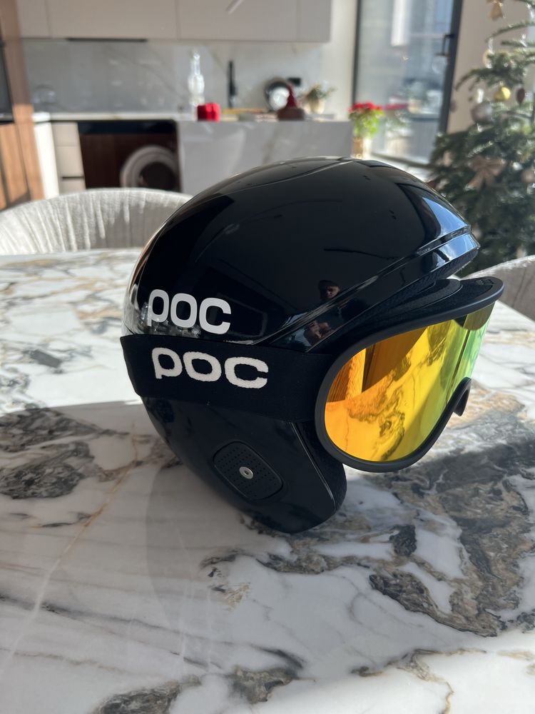 Ски каска и маска POC