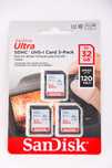 3xCard memorie SD Sandisk 32gb nou sigilat