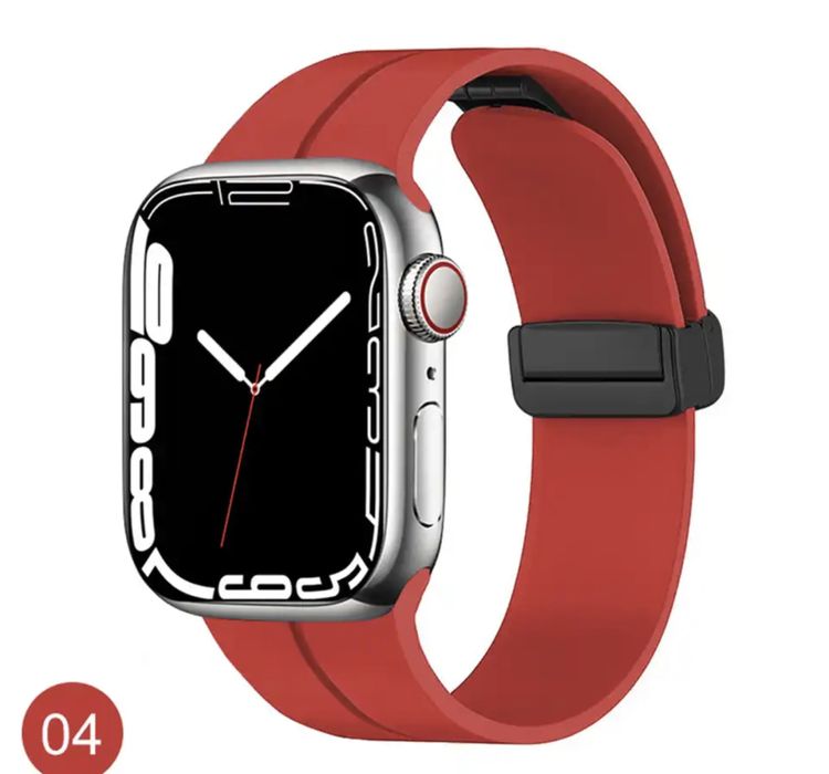 Curea Husar Silicon Magnetica Incarator Cablu Usb Ceas Apple Watch