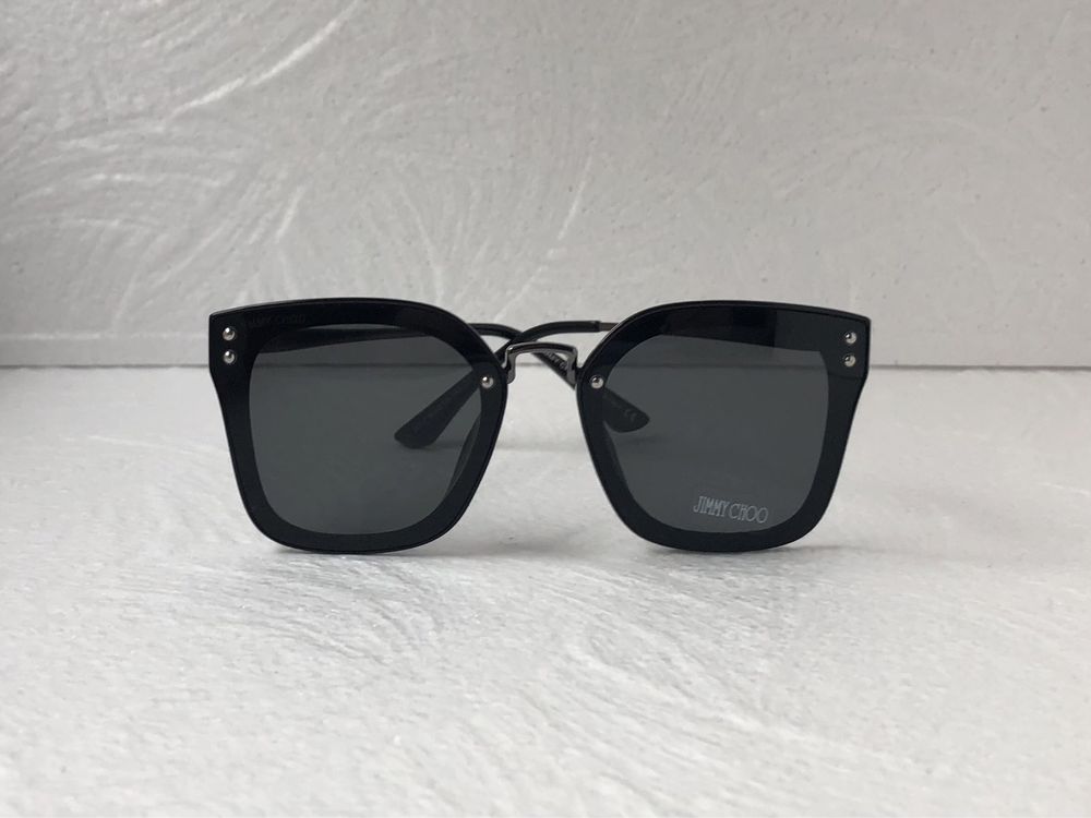 Jimmy Choo Дамски слънчеви очила котка квадратни кафяви черни JC 3017