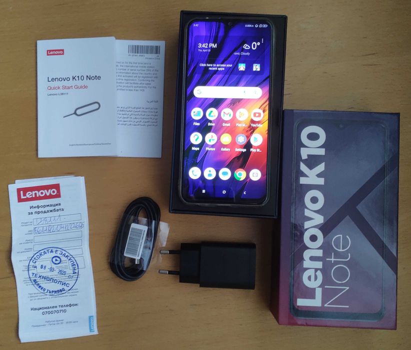 Lenovo K10 Note със сменена батерия