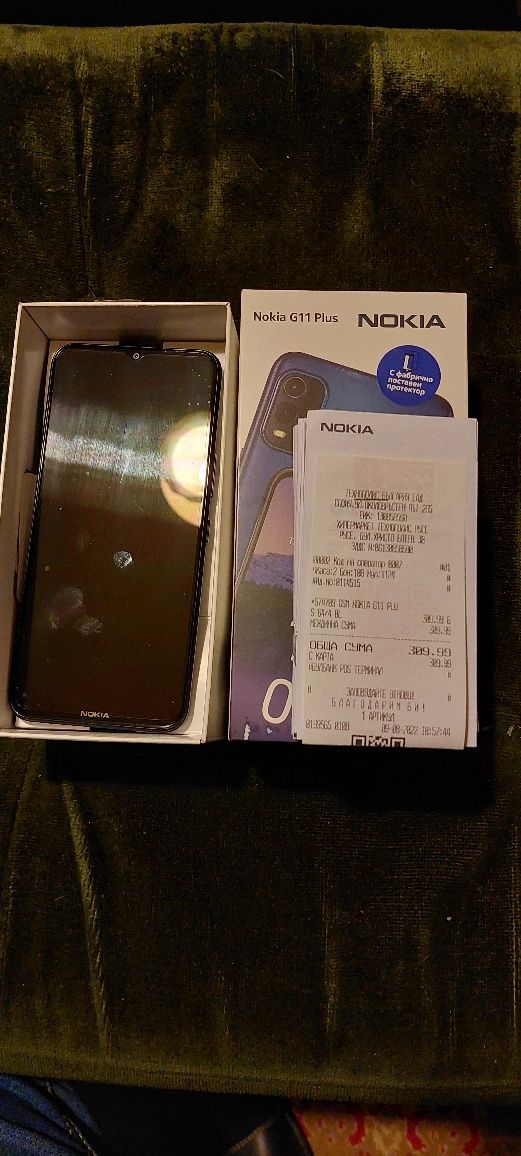 Nokia G11 Plus с 17 месеца остатъчна гаранция