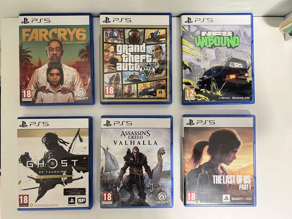 Продавам лот от PS4 и PS5 игри