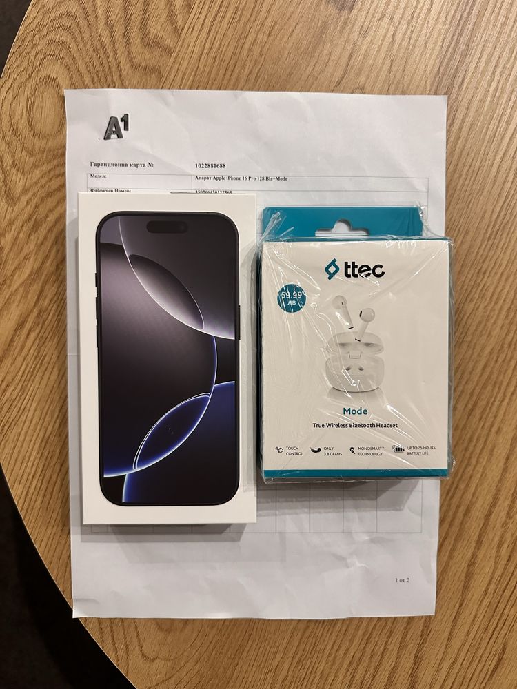 Iphone 16 pro 128 gb Неразопакован