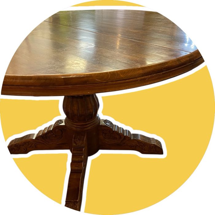 Стол круглый раздвижной