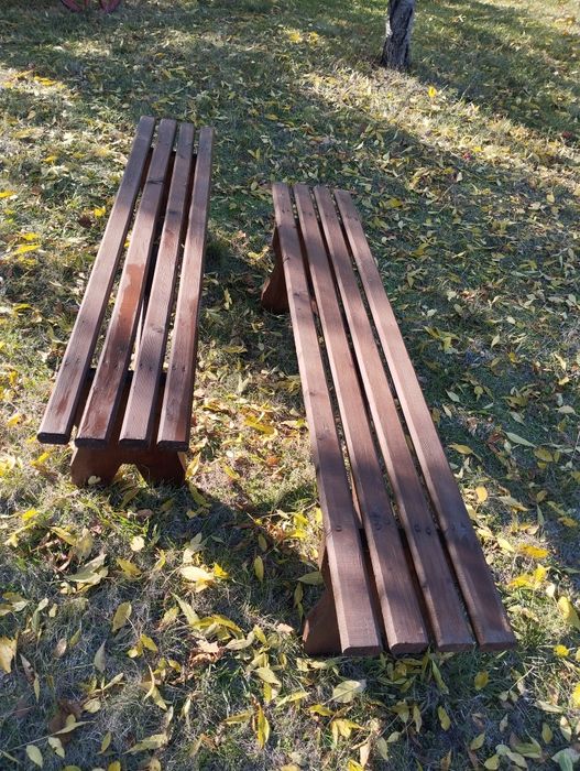 Дървени градински пейки
