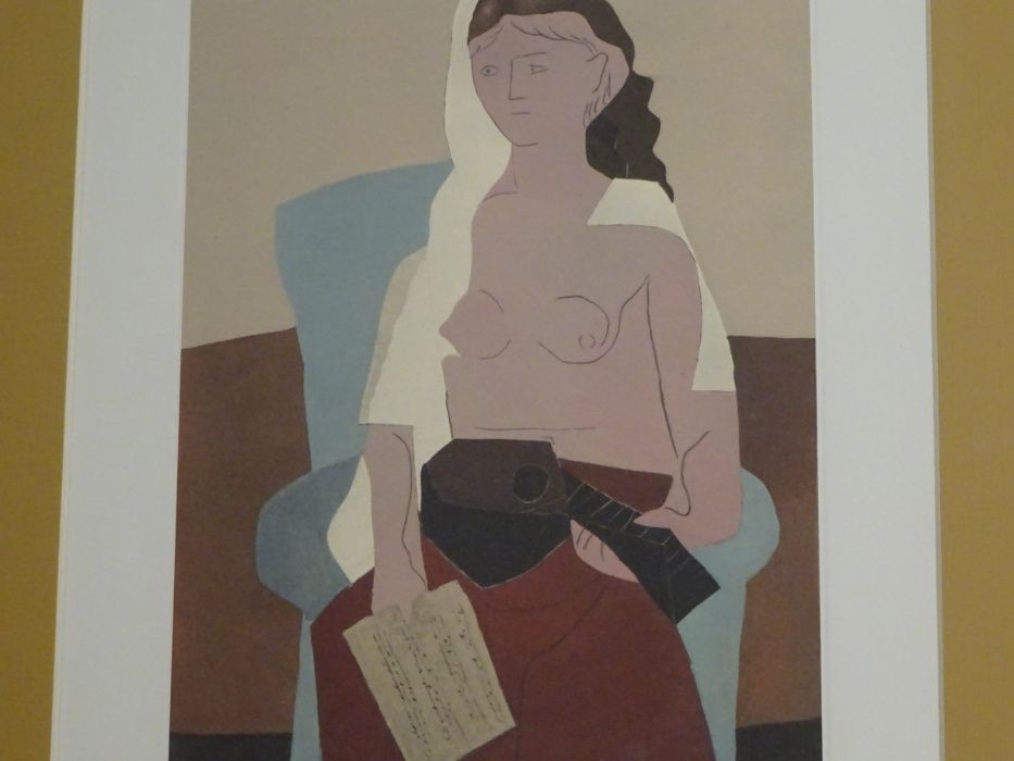 Tablou, Pablo Picasso - Cântăreața