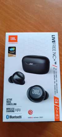 Bluetooth Слушалки JBL Live Free NC + TWS Black