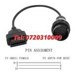 Cablu Adaptor Iveco Daily 38 Pin La Obd2 Pt Autocom Delphi Wurth