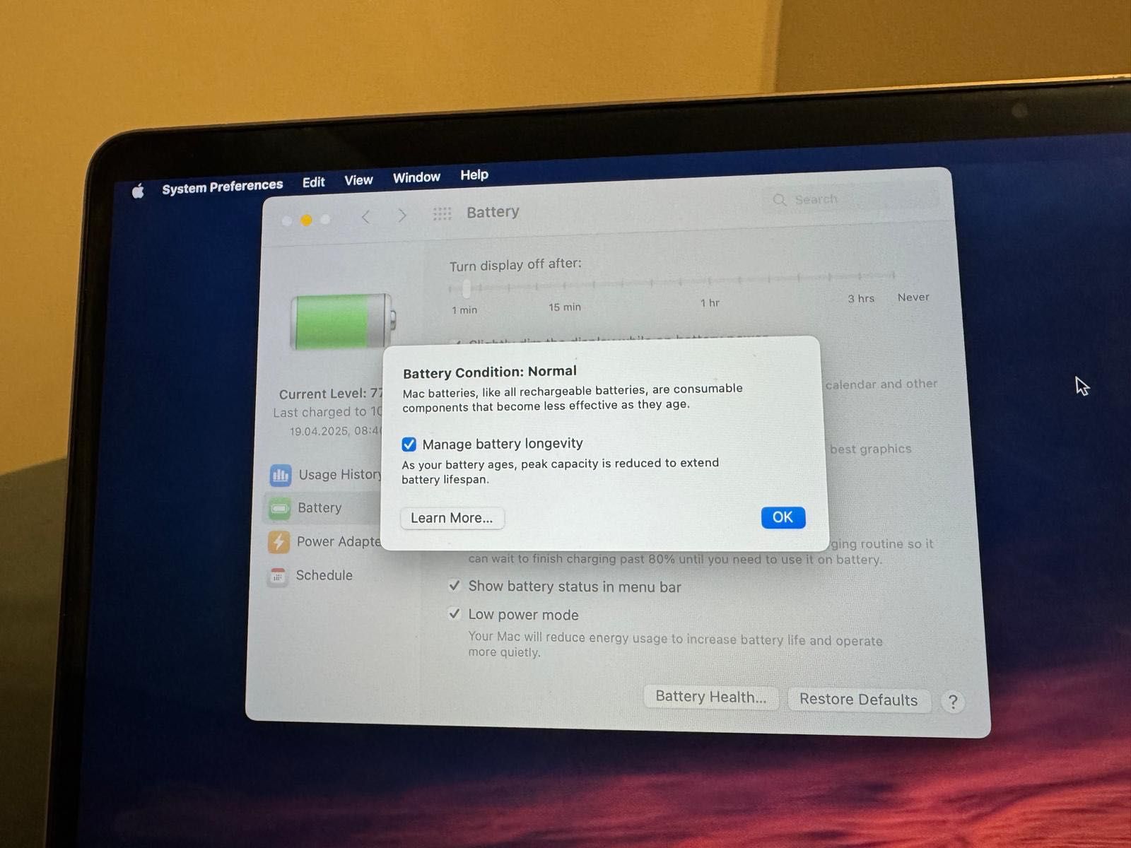 Macbook Pro 16 inch, Touch Bar,  i9, SSD 1TB, late 2019.