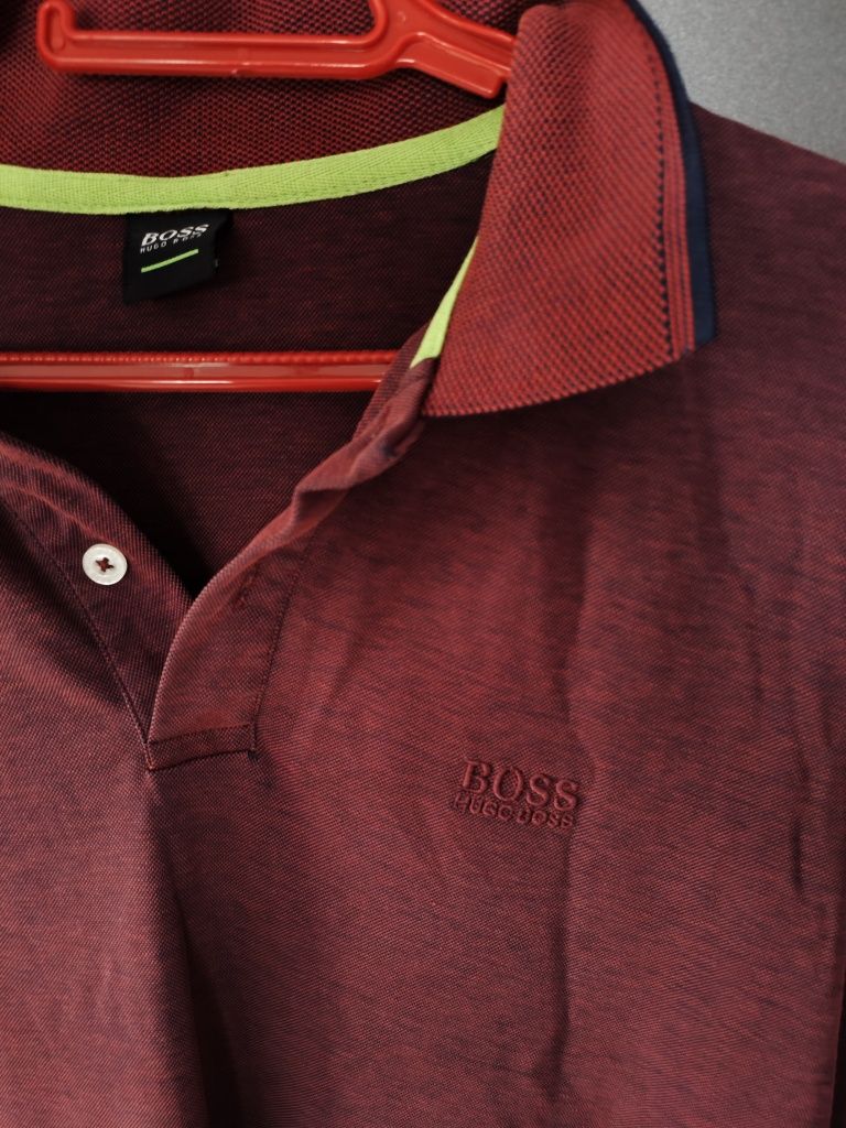 Hugo Boss тениска с якичка  / Размер M / Оригинал