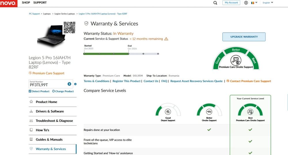 Lenovo Legion 5 Pro 16IAH7H