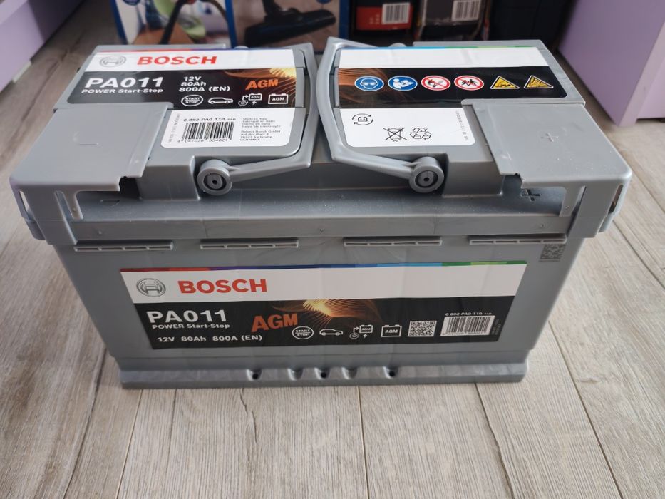 Акумулатор Bosch AGM 80AH 800A