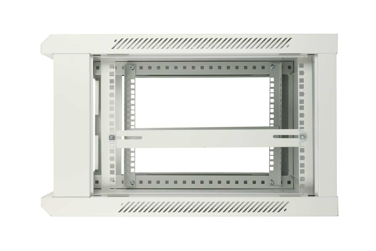 Rack 6u Extralink, 600x600, Gri, Montabil Pe Perete Cu Usa De Metal