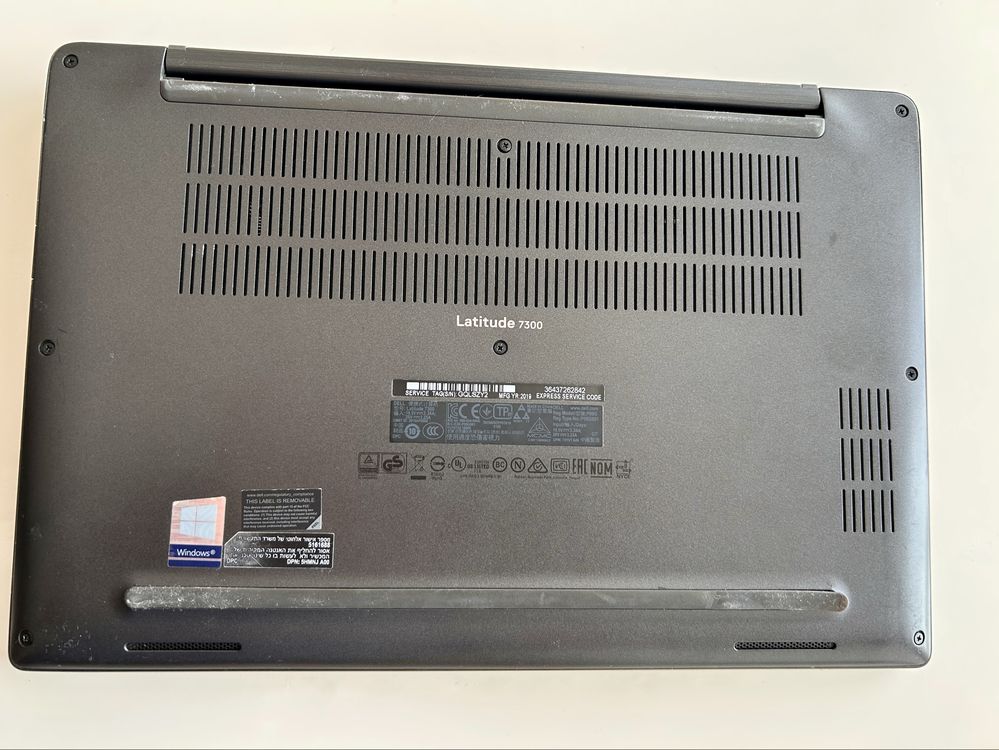 Laptop Dell latitude 7300