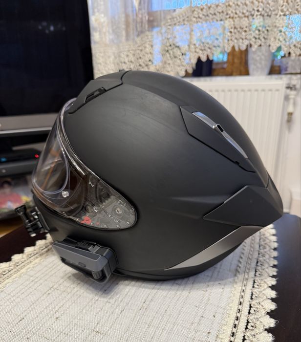 Vand casca moto Shoei X SPR PRO cu sistem Cardo Packtalk Edge instalat