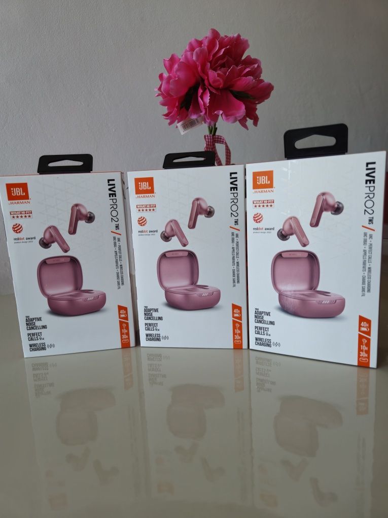 Casti audio in-ear JBL Live Pro 2 Noise Cancelling JBL Signature Sound