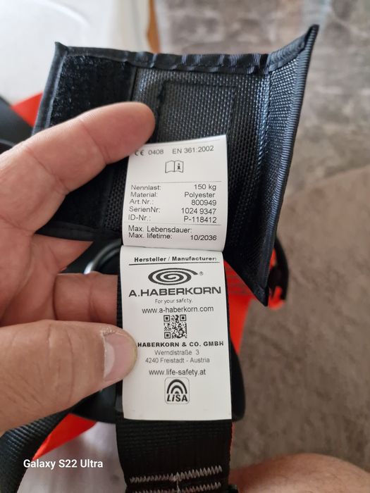 Ham pentru lucru la inaltime  A HABERKORN  HERCULES