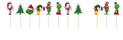 *GRINCH_Set 12 figurine (75 lei)_Topper pentru tort (25 lei)